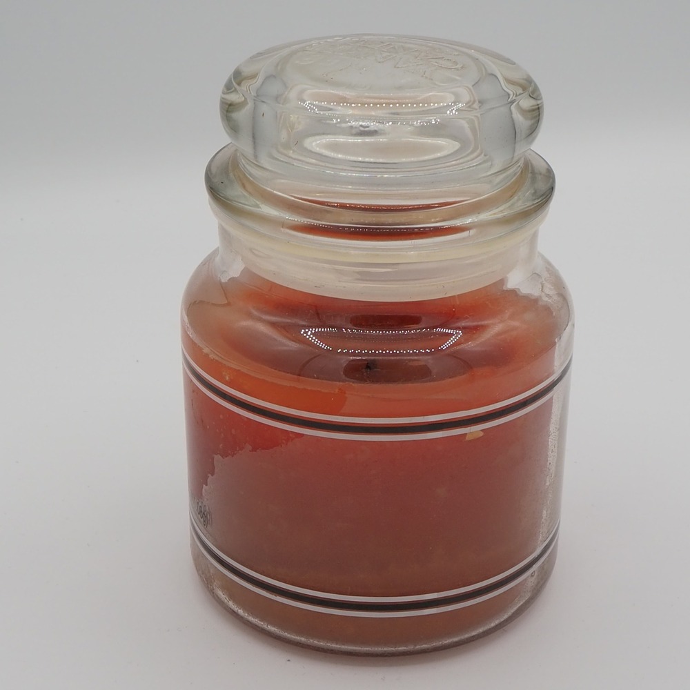 VTG Yankee Candle Almond Toffee 14.5oz Jar Rare Black Bland Housewarmer Burned - Picture 5 of 10